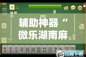 辅助神器“微乐湖南麻将怎么开免费的挂”分享用挂教程