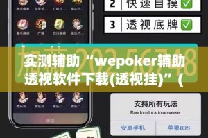 实测辅助“wepoker辅助透视软件下载(透视挂)”(作弊)辅助透视教程