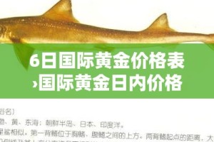 6日国际黄金价格表›国际黄金日内价格