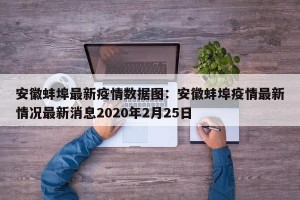 安徽蚌埠最新疫情数据图：安徽蚌埠疫情最新情况最新消息2020年2月25日