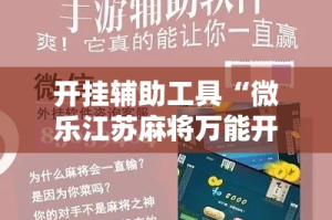 开挂辅助工具“微乐江苏麻将万能开挂器通用版”分享用挂教程