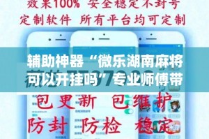 辅助神器“微乐湖南麻将可以开挂吗”专业师傅带你一起了解(确实有挂