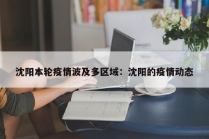 沈阳本轮疫情波及多区域：沈阳的疫情动态