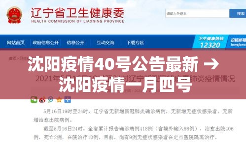 沈阳疫情40号公告最新 → 沈阳疫情一月四号
