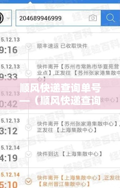 顺风快递查询单号—(顺风快递查询单号查询物流信息) 顺风快递查询单号—(顺风快递查询单号查询物流信息)