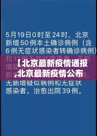 【北京最新疫情通报,北京最新疫情公布轨迹】