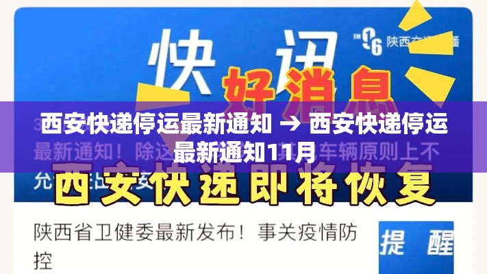 西安快递停运最新通知 → 西安快递停运最新通知11月