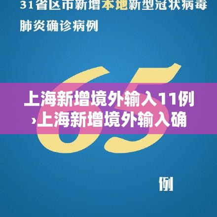 上海新增境外输入11例›上海新增境外输入确诊2例 上海新增境外输入11例›上海新增境外输入确诊2例