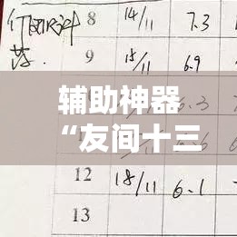 辅助神器“友间十三张能有什么挂!详细分享装挂步骤 辅助神器“友间十三张能有什么挂!详细分享装挂步骤
