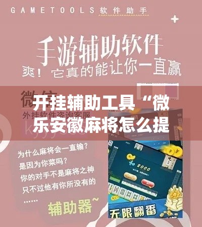 开挂辅助工具“微乐安徽麻将怎么提高胜率”专业师傅带你一起了解(确实有挂