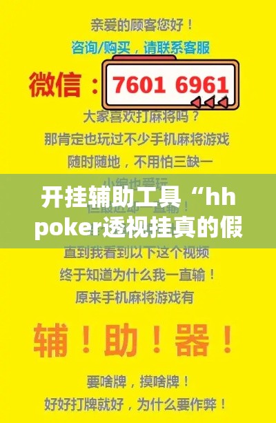 开挂辅助工具“hhpoker透视挂真的假的”专业师傅带你一起了解(确实有挂