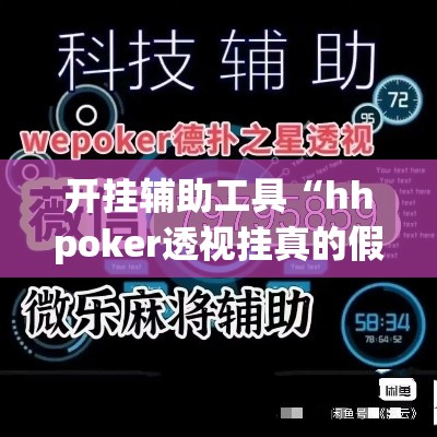 开挂辅助工具“hhpoker透视挂真的假的”专业师傅带你一起了解(确实有挂