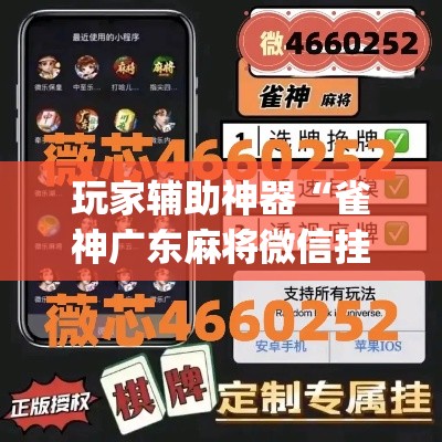 玩家辅助神器“雀神广东麻将微信挂”(透视)其实确实有挂