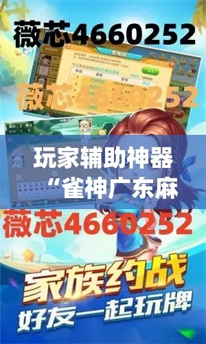 玩家辅助神器“雀神广东麻将微信挂”(透视)其实确实有挂