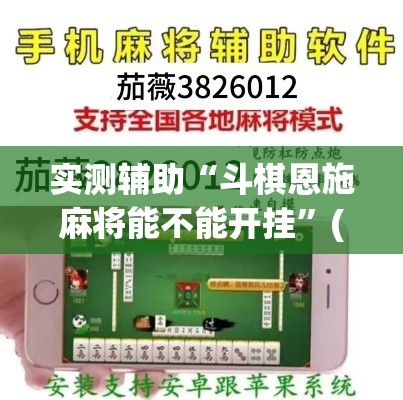 实测辅助“斗棋恩施麻将能不能开挂”(透视)其实确实有挂