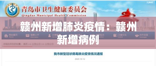 赣州新增肺炎疫情:赣州新增病例 赣州新增肺炎疫情:赣州新增病例